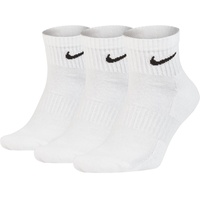 Nike Everyday Cushioned Trainings-Knöchelsocken White/Black 46-50