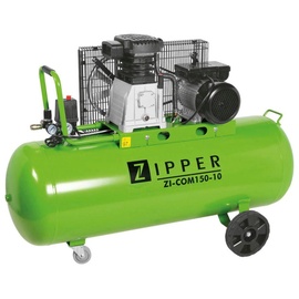 Zipper Kompressor "»ZI-COM150-10«" Kompressoren grün (baumarkt) Druckluftgeräte