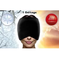 Newgen Medicals 360°-Migräne-Maske zum Kühlen und Wärmen, 1 Gel-Lage,