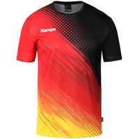 Kempa Poly Shirt Team Germany T-Shirt mit Deutschland-Muster Sport-Shirt