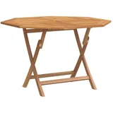 vidaXL Gartentisch Klappbar 110 x 110 x 75 cm Teak/Braun