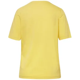 GOLDNER Halbarm Basic-Shirt aus Baumwolle in margerite | Gr.: 50