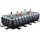 EXIT TOYS Black Leather Pool Set 540 x 250 x 122 cm inkl. Sandfilterpumpe
