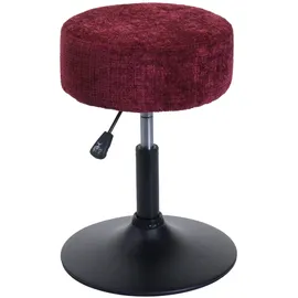 MCW Hocker MCW-C22 Stoff Ø 37 cm Bordeaux