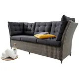 Destiny Loungesofa PALMA 3-Sitzer, inkl. Auflagen, grau