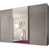 STAUD Schwebetürenschrank Sonate Lucca mit Spiegel 280 x 222 x 68 cm Grau