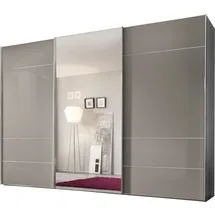 STAUD Schwebetürenschrank Sonate Lucca mit Spiegel 280 x 222 x 68 cm Grau