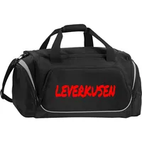 Multifanshop Sporttasche - Leverkusen - Textmarker - Druck rot