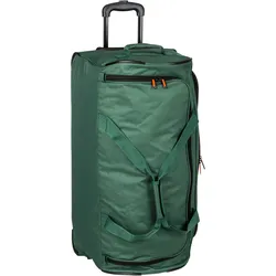 travelite Basics Trolley Reisetasche  in Dunkelgrün (89 Liter), Reisetasche mit Rollen