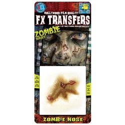 Tinsley Kostüm Zombienase 3D FX Transfers, Oscarprämierte Spezialeffekte für Euer Halloween Make-up gelb