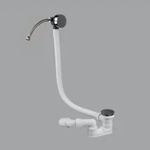 preotec p20 Click-Clack Ab- und Überlaufgarnitur mit Wanneneinlauf,, CLF800CR, CLFM