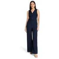 Vera Mont Damen Jumpsuit mit Gürtel 36, Night Sky - 36W