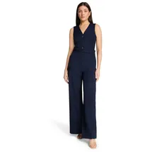 Vera Mont Damen Jumpsuit mit Gürtel 36, Night Sky - 36W