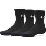 Under Armour Performance Cotton Crew Socken 3er Pack Black/White 42-47,5