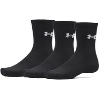 Under Armour Performance Cotton Crew Socken 3er Pack Black/White 42-47,5