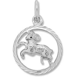 Sternzeichen-Anhänger ONE ELEMENT "Widder Sternzeichen Anhänger aus 925 Silber", silber, Schmuckanhänger, Damen, Widder, Silber 925 (Sterlingsilber), Damen Silber Schmuck Widder