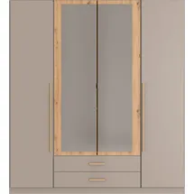 WIMEX Kleiderschrank Marburg 180 x 199 x 58 cm Grau