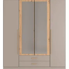 WIMEX Kleiderschrank Marburg 180 x 199 x 58 cm Grau