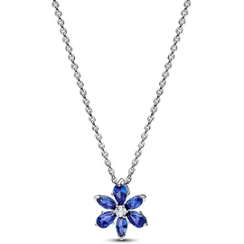 Pandora Timeless Funkelnde Blaue Herbarium Cluster Silber 392387C02-45