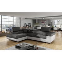 yourhouse24 Ecksofa ANTON L-form Schlafsofa Wohnlandschaft Links Rechts Couch Bettkasten