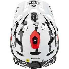 Bell Super DH Spherical 52-56 cm matt/gloss black/white flash
