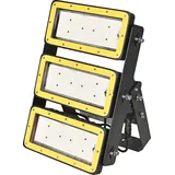 Kerbl LED-Leuchte MultiLED Pro, Stallleuchte, schwarz/gelb, 13,5x44,1x30cm, 225 W, 36.000 lm, 5.700 K, 3 drehbare Module, dimmbar, für Stall und Außenbereich