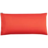 BASSETTI Uni Kissenhülle zu Bettwäsche aus 100% Baumwollsatin in der Farbe Tangerine 1191, Maße: 40x80 cm - 9324575