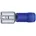 Klauke 730 Flachsteckhülse Steckbreite 6 3mm Steckdicke 0 8mm 180 Teilisoliert Blau