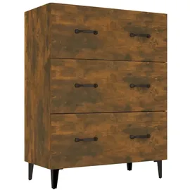 vidaXL Sideboard Räuchereiche 69,5x34x90 cm Holzwerkstoff