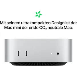 Apple Mac Mini "Mac Mini M4 Pro", silber, Mac OS, 64 GB RAM 2000 GB SSD, Computer