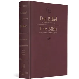 Crossway ESV German/English Parallel, Bible: (Luther/ESV, Dark Red)