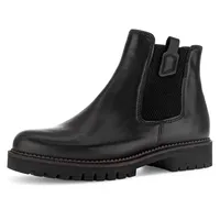 Gabor Chelseaboots »Davos«, Blockabsatz, Herbstmode, in bequemer Schuhweite G (= weit), Gr. 35, schwarz , 14610155-35