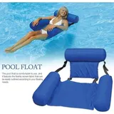 Cyslmuk - Aufblasbares Wasserbett, 4-in-1-wasserhängematte, Aufblasbare Schwimmbad-hängematte Für Erwachsene Und Kinder, Aufblasbare Schwimmbad-hängematte (blau) -a