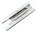 Unterbodenführungen, Bodenmontage, Schubladenschienen, 1 Paar Schubladenschienen, schlankes Stahl-Unterbodenschienensystem, zuverlässige Leistung (250 mm)