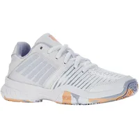 K-Swiss Court Express Omni Tennis Shoe, White/Heather/Peach Fuzz, 38 EU