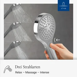 Villeroy & Boch Verve Showers Handbrause mit 3 Strahlarten
