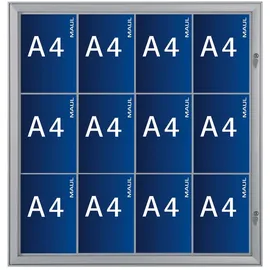 Maul Schaukasten Excite grau 12x DIN A4 95,6 x 2,8 x 100,0 cm, 1 St.