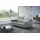 Egoitaliano "Dafne, elegantes Designsofa mit hohem Sitzkomfort", wahlw. mit elektrischer Relaxfunktion, Kopfteile manuell verstellbar blau
