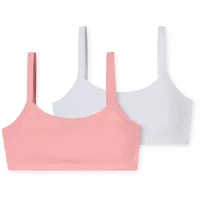 SCHIESSER Bustier Fresh Vibe in weiss, rosa | Gr.: