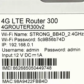 Strong 300V2 4G LTE WLAN Router