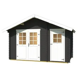 Weka Gartenhaus 253 4 x 2 m Grau