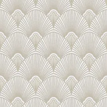 Sublime Vliestapete Art Deco 10 m x 22 cm 52 cm 1 St Beige 34193