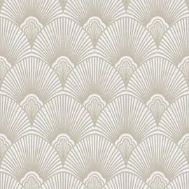 Sublime Vliestapete Art Deco 10 m x 22 cm 52 cm 1 St Beige 34193