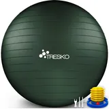 TRESKO Gymnastikball Smaragdgrün 65 cm