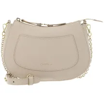 Coccinelle C-Easy Mini Umhängetasche Leder Beige/Weiß