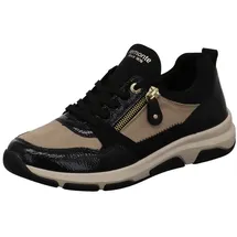 REMONTE Sportliche Schnürschuhe in black/jute/schwarz/schwarz | Gr.: 39