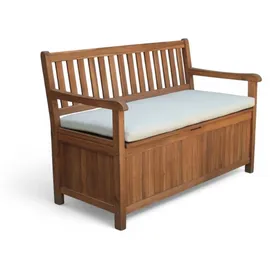 prestige home living outdoor Sitzbank 119,5 x 63 x 84 cm Braun
