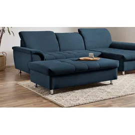 DOMO collection Stauraumhocker DOMO COLLECTION "Franzi", blau (dunkelblau), B:131cm H:42cm T:61cm, Hocker, mit großem Stauraumfach