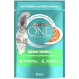 85 g Purina ONE Indoor Formula mit Thunfisch in Sauce