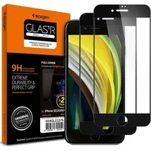 SPIGEN Glass FC 2 Pack, black iPhone SE 2022/SE 2020/8/7